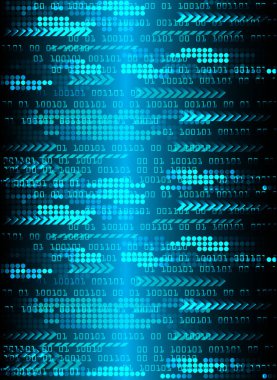 soyut dijital veri kavramı vektör resimleme arkaplanı