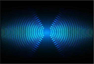 Siber güvenlik teknolojisi, bilgi siber güvenlik kavramı için soyut bir geçmiş. Vektör illüstrasyonu.