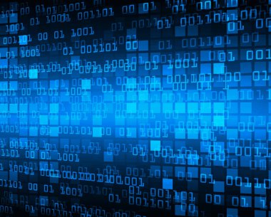 Mavi siber devre gelecekteki teknoloji konsepti