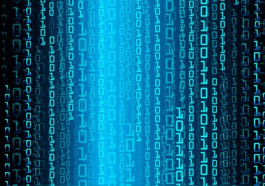 Mavi siber devre gelecekteki teknoloji konsepti