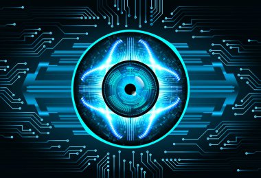 Siber güvenlik kavramı arka plan, dijital soyut vektör çizimi tasarımı