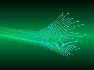 soyut dijital veri vektörü illüstrasyon arka planı, mavi ve siyah renkler