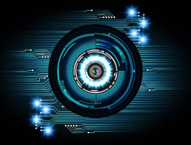 siber güvenlik kavramı arka plan, vektör illüstrasyon tasarımı