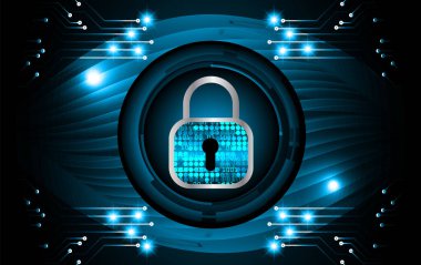 siber güvenlik kavramı arka plan, soyut yüksek hızlı dijital internet bağlantı tasarımı