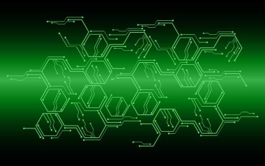 Siber devre gelecekteki teknoloji kavramı