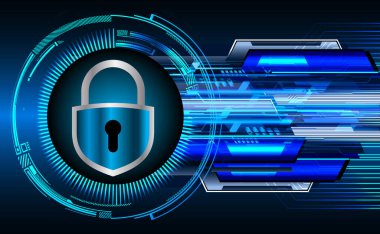 siber güvenlik kavramı arka plan, soyut yüksek hızlı dijital internet bağlantı tasarımı