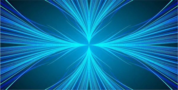 Abstract Speed Lines Background Dark Blue Radial Motion Move Blur — Stock Vector