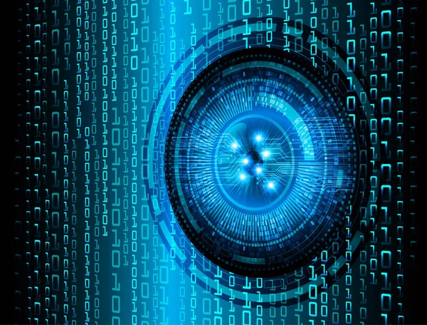 Mavi siber devre gelecekteki teknoloji konsepti