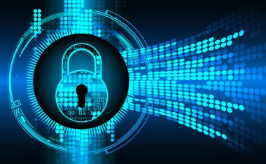 siber güvenlik kavramı arka plan, soyut yüksek hızlı dijital internet bağlantı tasarımı