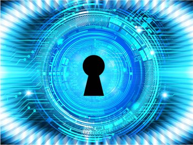 Soyut yüksek hızlı dijital internet bağlantısı tasarımı, siber güvenlik kavramı arka planı