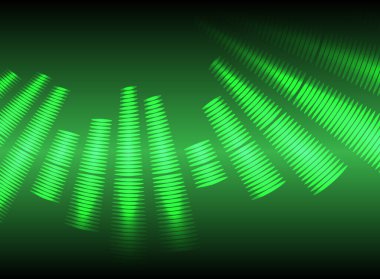 Ses dalgaları titreşen ışık