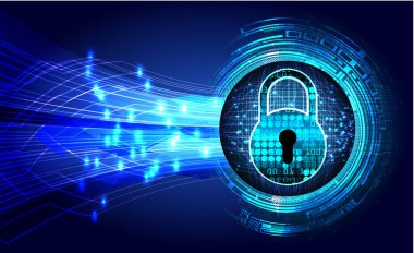 siber güvenlik kavramı arka plan, soyut yüksek hızlı dijital internet bağlantı tasarımı