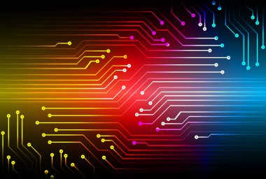 Siber devre gelecekteki teknoloji kavramı