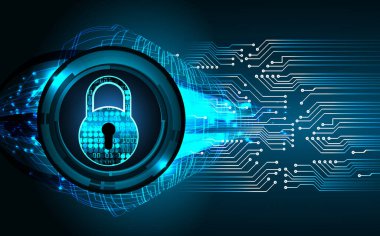 siber güvenlik kavramı arka plan, soyut yüksek hızlı dijital internet bağlantı tasarımı