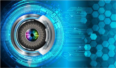 soyut dijital veri vektörü illüstrasyon arka planı, mavi ve siyah renkler