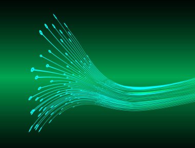 soyut dijital veri vektörü illüstrasyon arka planı, mavi ve siyah renkler