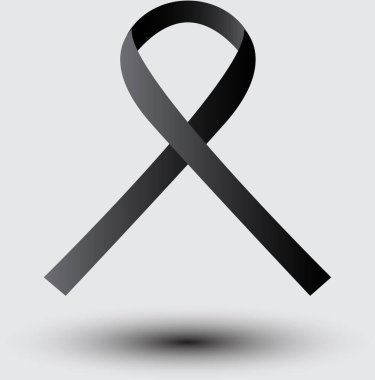 Barış kurdelesi işaret vektörü