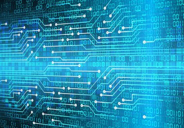  dijital soyut veri kavramı vektör resimleme arkaplanı