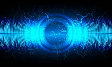 Siber güvenlik kavramı arka plan, dijital soyut vektör çizimi