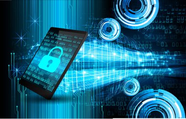 dijital internet bağlantısı, tasarım soyut yüksek hız, siber güvenlik kavramı arka plan