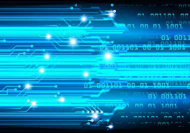 Soyut yüksek hızlı dijital internet bağlantısı tasarımı, siber güvenlik kavramı arka planı