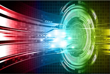 Siber devre gelecekteki teknoloji kavramı