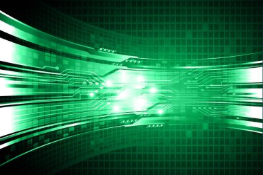 Siber devre gelecekteki teknoloji kavramı