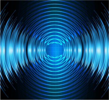 Siber güvenlik teknolojisi, bilgi siber güvenlik kavramı için soyut bir geçmiş. Vektör illüstrasyonu.