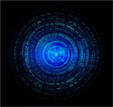 soyut dijital veri kavramı vektör resimleme arkaplanı