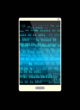 cep telefonu, güvenlik konsepti, dijital ve siber güvenlik konusunda kapalı asma kilit