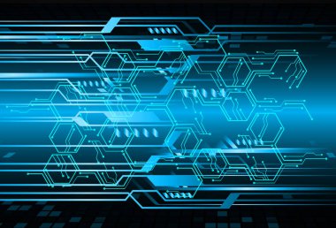 Soyut yüksek hızlı dijital internet bağlantısı tasarımı, siber güvenlik kavramı arka planı