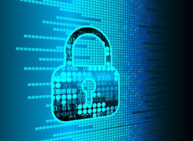 siber güvenlik kavramı arka plan, soyut yüksek hızlı dijital internet bağlantı tasarımı