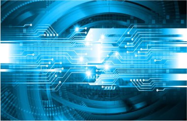 Soyut yüksek hızlı dijital internet bağlantısı tasarımı, siber güvenlik kavramı arka planı