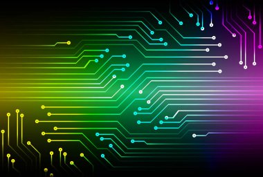 Siber devre gelecekteki teknoloji kavramı