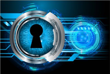 Soyut yüksek hızlı dijital internet bağlantısı tasarımı, siber güvenlik kavramı arka planı