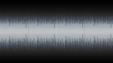 Ses dalgaları salınıyor karanlık ışık