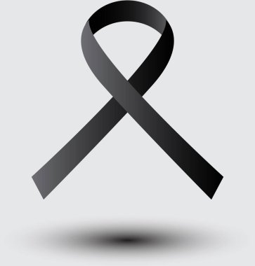 Barış kurdelesi işaret vektörü