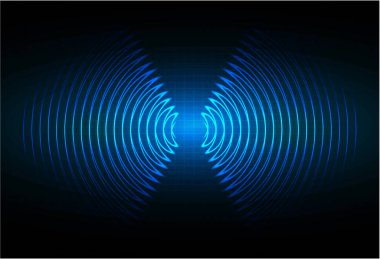 Siber güvenlik teknolojisi, bilgi siber güvenlik kavramı için soyut bir geçmiş. Vektör illüstrasyonu.