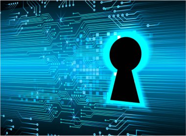 Soyut yüksek hızlı dijital internet bağlantısı tasarımı, siber güvenlik kavramı arka planı