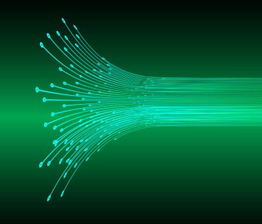 soyut dijital veri vektörü illüstrasyon arka planı, mavi ve siyah renkler