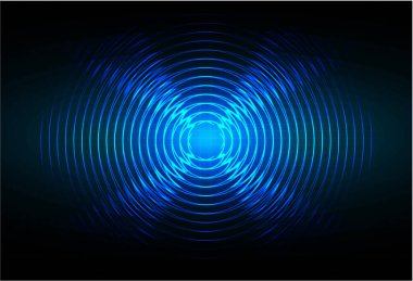 Siber güvenlik teknolojisi, bilgi siber güvenlik kavramı için soyut bir geçmiş. Vektör illüstrasyonu.