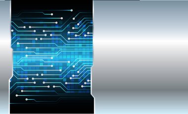 siber ikili devre gelecekteki teknoloji konsepti