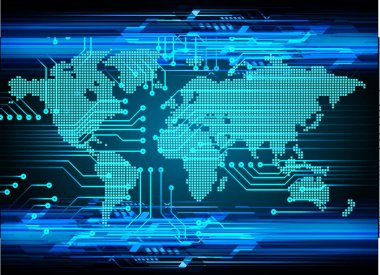 soyut dijital veri kavramı vektör resimleme arkaplanı