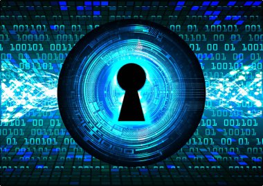 Soyut yüksek hızlı dijital internet bağlantısı tasarımı, siber güvenlik kavramı arka planı