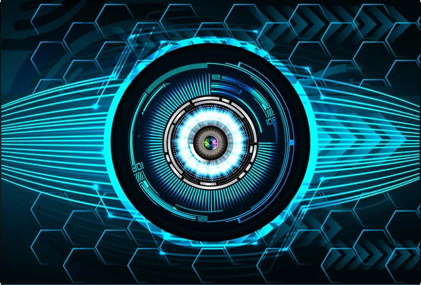 Siber güvenlik teknolojisi, bilgi siber güvenlik kavramı için soyut bir geçmiş. Vektör illüstrasyonu.