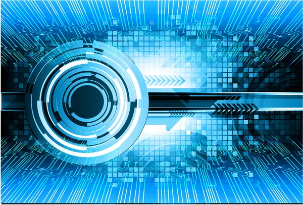 İkili gelecek teknolojisi, mavi göz siber güvenlik konsepti arka plan, soyut yüksek hızlı dijital internet.