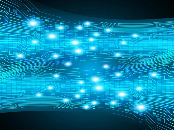 Soyut fütüristik teknoloji kavramı. Dijital Veri İllüstrasyonu.