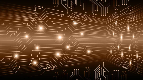 Soyut fütüristik teknoloji kavramı. Dijital Veri İllüstrasyonu.