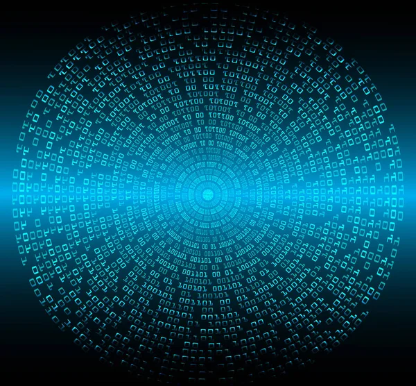 Концептуальний Фон Концептуальної Технології Blue Cyber Circuit — стоковий вектор