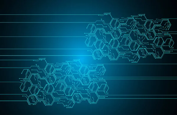 Siber güvenlik kavramı arka plan, dijital soyut vektör çizimi